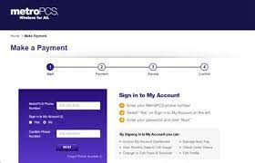 MetroPCS Payment online